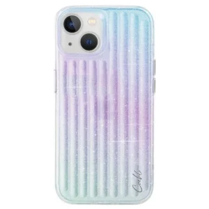 Uniq Coehl Linear case for iPhone 15 - pink and blueeng