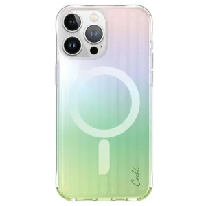 Uniq Coehl Linear Magnetic Charging case for iPhone 15 Pro - iridescenteng