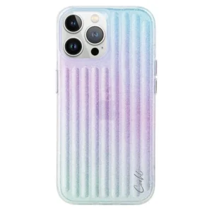 Uniq Coehl Linear case for iPhone 15 Pro - pink and blueeng