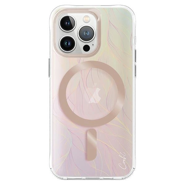 Uniq Coehl Willow Magnetic Charging case for iPhone 15 Pro - iridescenteng