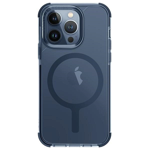 Uniq Combat Magclick Charging case for iPhone 15 Pro - blueeng