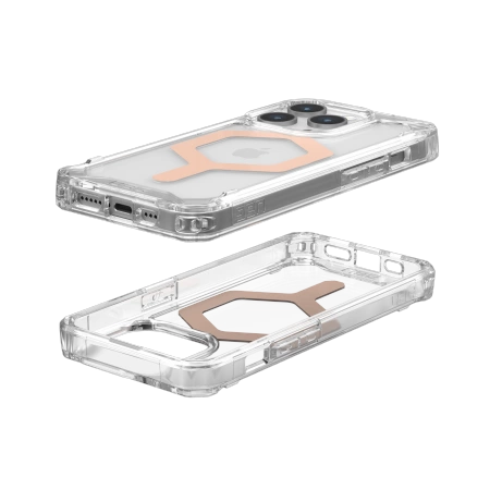 UAG Plyo MagSafe case for iPhone 15 Pro - transparent and pearleng