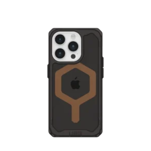 UAG Plyo MagSafe case for iPhone 15 Pro - black and browneng