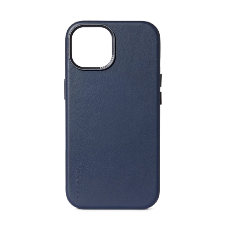 Decoded Leather Case with MagSafe for iPhone 15 - blueeng
