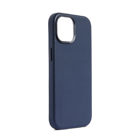Decoded Leather Case with MagSafe for iPhone 15 - blueeng