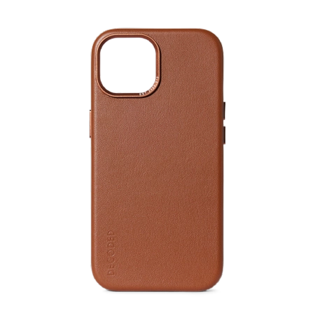 Decoded Leather Case with MagSafe for iPhone 15 - browneng