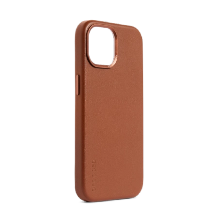 Decoded Leather Case with MagSafe for iPhone 15 - browneng