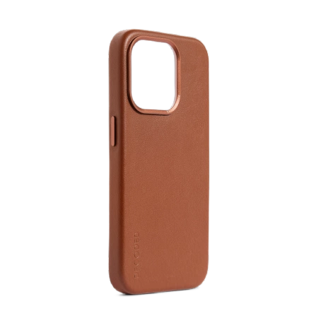 Decoded Leather Case with MagSafe for iPhone 15 Pro - browneng