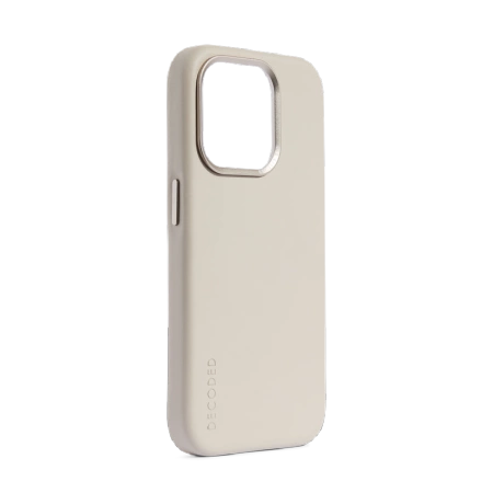 Decoded Leather Case leather with MagSafe for iPhone 15 Pro Max - beigeeng