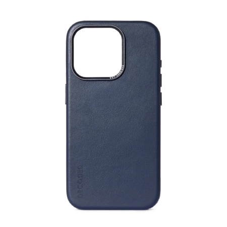Decoded Leather Case with MagSafe for iPhone 15 Pro Max - blueeng