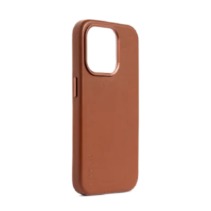 Decoded Leather Case with MagSafe for iPhone 15 Pro Max - browneng