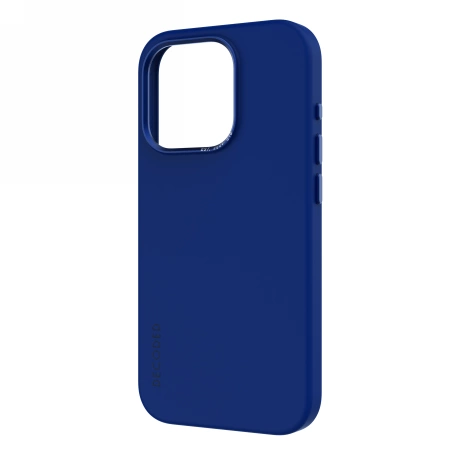 155030_2 Decoded Silicone Case with MagSafe for iPhone 15 Pro Max - blueeng