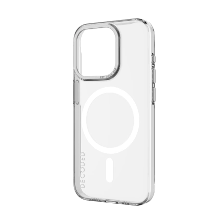 Decoded Transparent Clear Case with MagSafe for iPhone 15 Pro Max - transparenteng