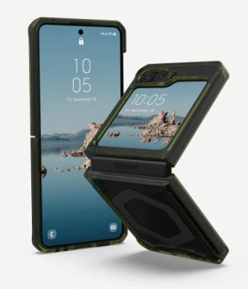 UAG Plyo Pro case with magnetic module for Samsung Galaxy Flip 5 - green-grayeng