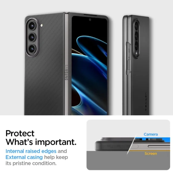 Spigen Airskin Pro Case for Samsung Galaxy Z Fold 5 - Blackeng