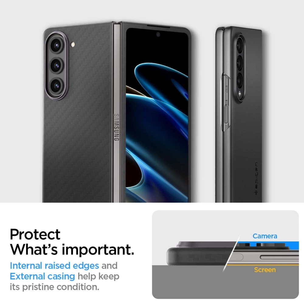 Spigen Airskin Pro Case for Samsung Galaxy Z Fold 5 - Blackeng