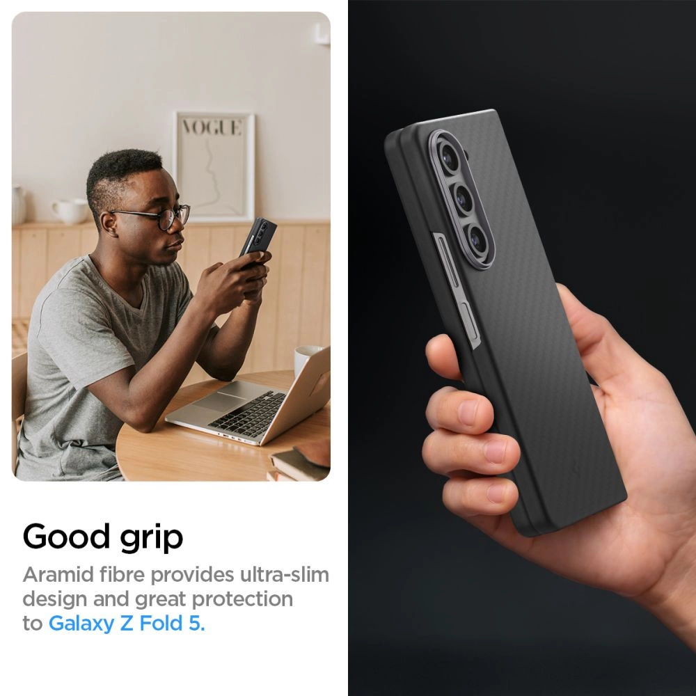 Spigen Airskin Pro Case for Samsung Galaxy Z Fold 5 - Blackeng