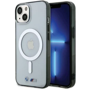 BMW Silver Ring MagSafe iPhone 15 Case - Cleareng
