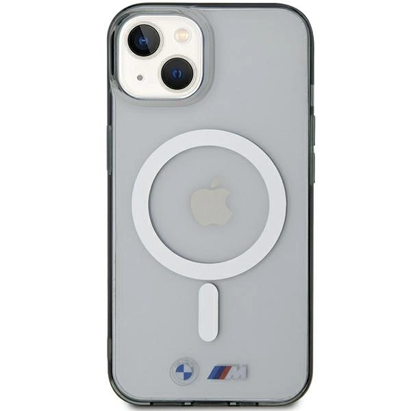 BMW Silver Ring MagSafe iPhone 15 Case - Cleareng