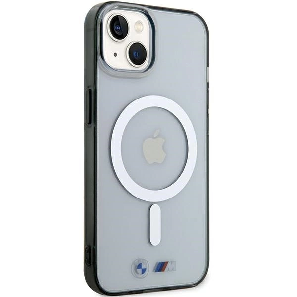 BMW Silver Ring MagSafe iPhone 15 Case - Cleareng