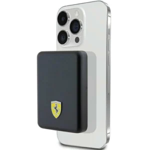 Powerbank Ferrari Metal Logo MagSafe 15W 5000mAh - blackeng