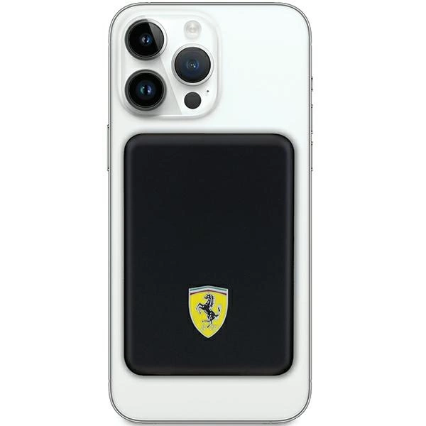 Powerbank Ferrari Metal Logo MagSafe 15W 5000mAh - blackeng