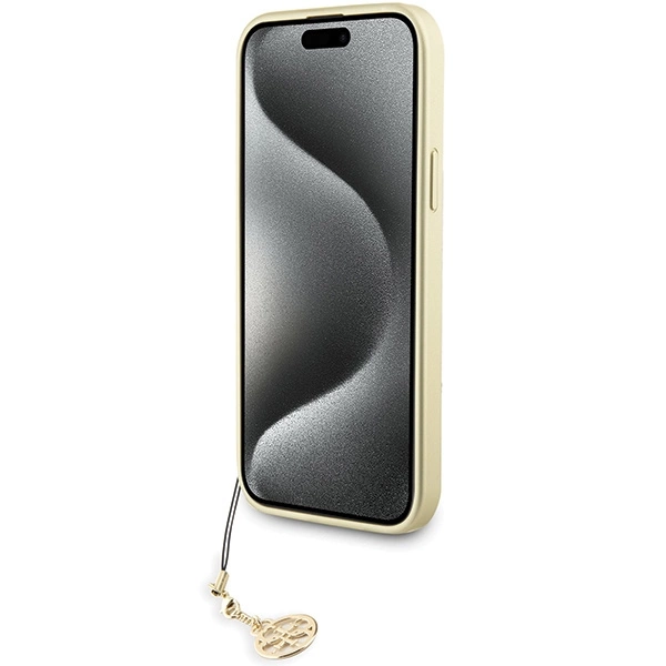 Guess 4G Charms Collection case for iPhone 15 Pro Max - grayeng
