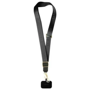 Guess CBDY Nylon Chain phone lanyard - blackeng