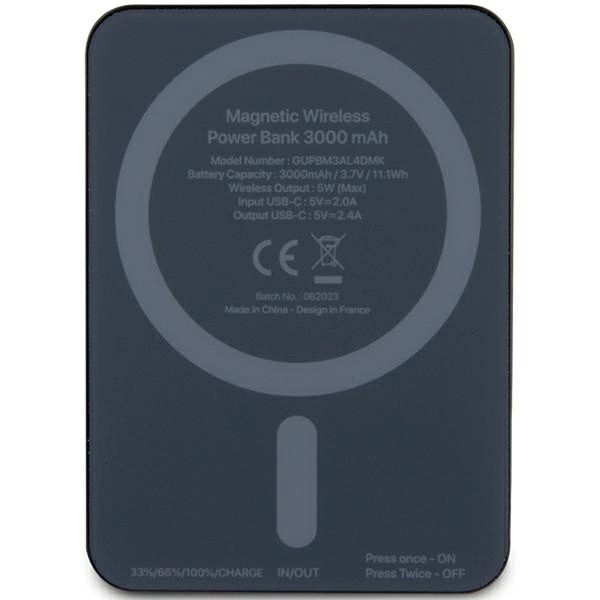Powerbank Mercedes Stars Pattern MagSafe 5W 3000mAh - blackeng