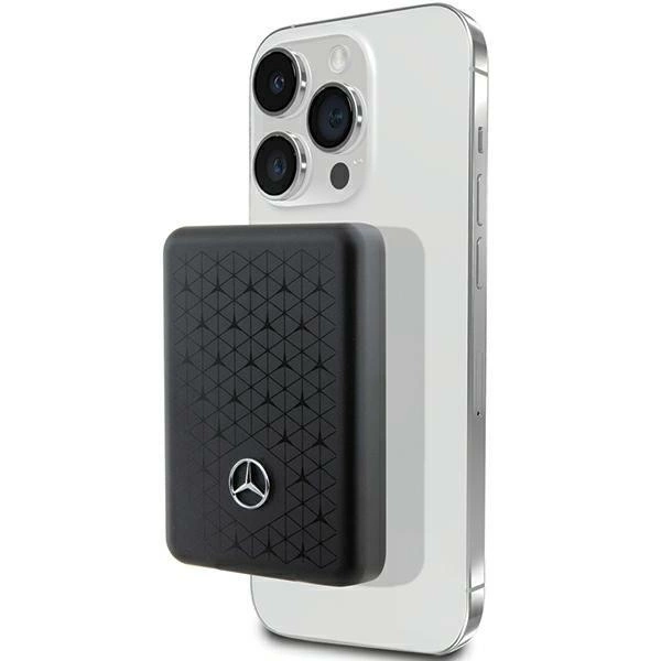 Powerbank Mercedes Stars Pattern MagSafe 15W 5000mAh - blackeng