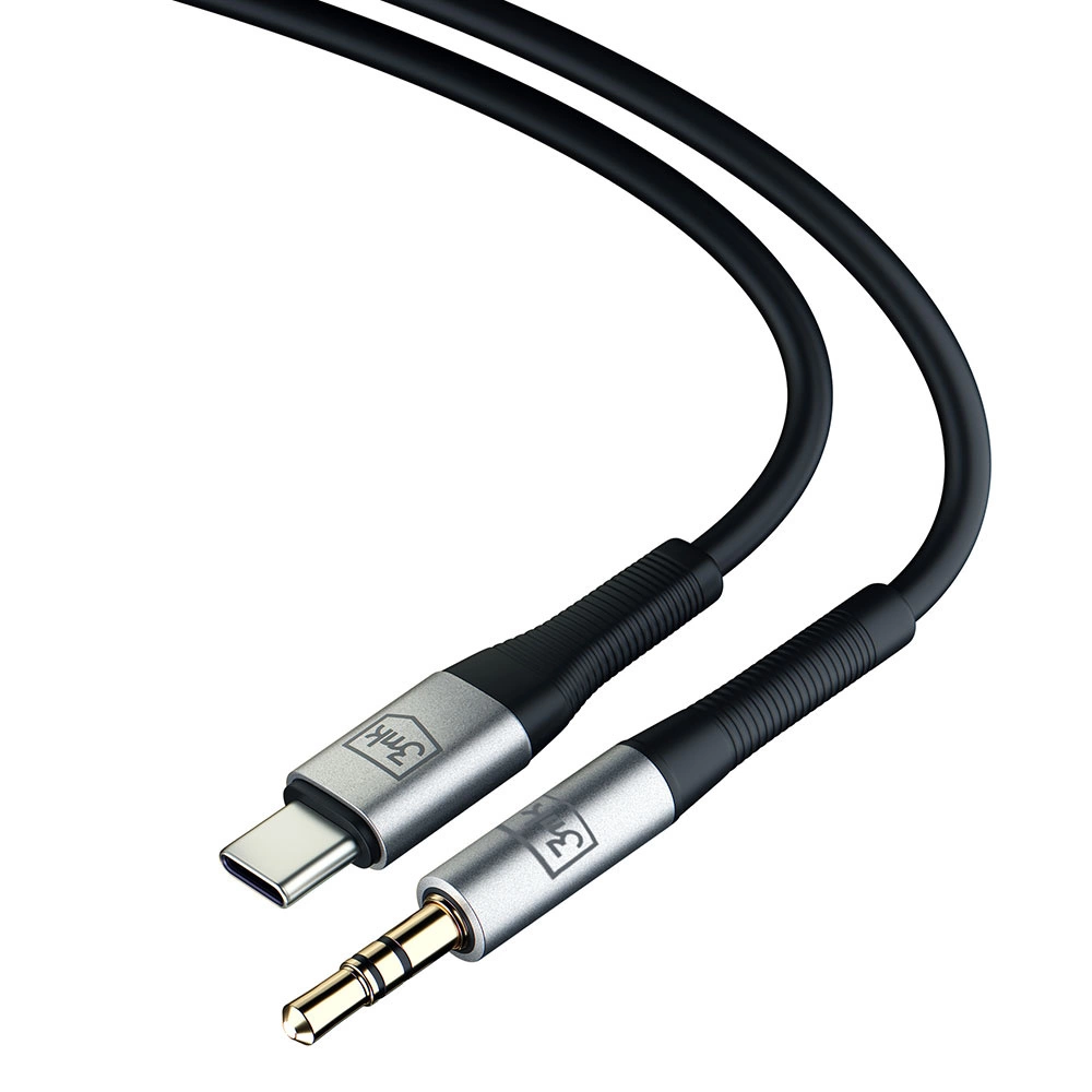 Accessories - 3mk AUX Cable USB-C - Jack 3.5 mmeng