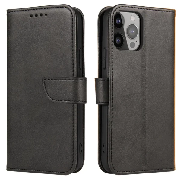 Magnet Case with flap for Honor 90 Lite/X50i - blackeng