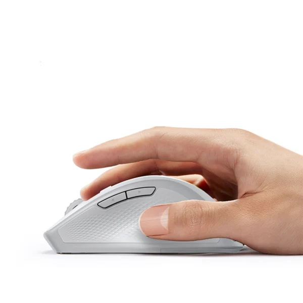 Ugreen MU101 ergonomic wireless mouse Bluetooth / 2.4 GHz - whiteeng