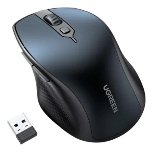 Ugreen MU101 ergonomic wireless mouse Bluetooth 2.4 GHz - blueeng