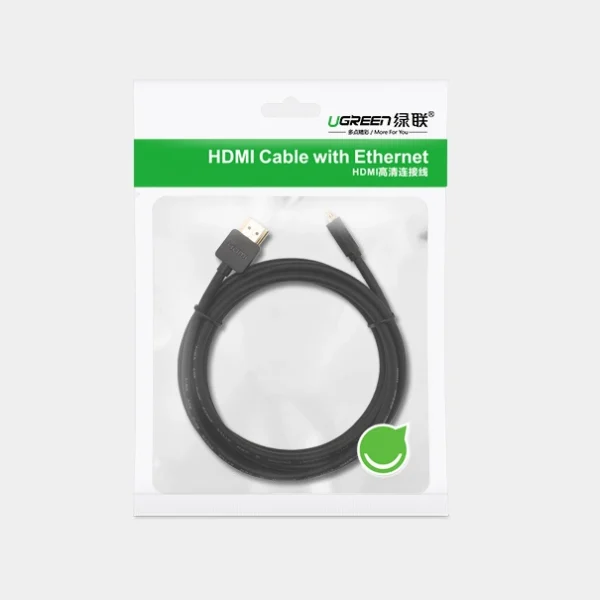 Ugreen HD127 micro HDMI - HDMI 2.0 4K 60Hz cable 2 m - blackeng