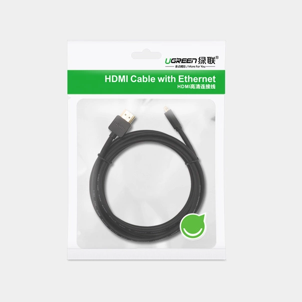 Ugreen HD127 micro HDMI - HDMI 2.0 4K 60Hz cable 2 m - blackeng