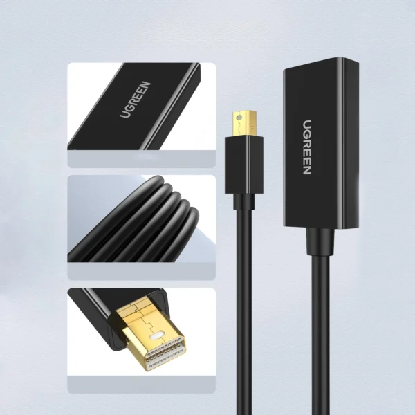 Ugreen MD112 40360 mini DisplayPort (male) / HDMI (female) 4K 2K 30Hz adapter - blackeng