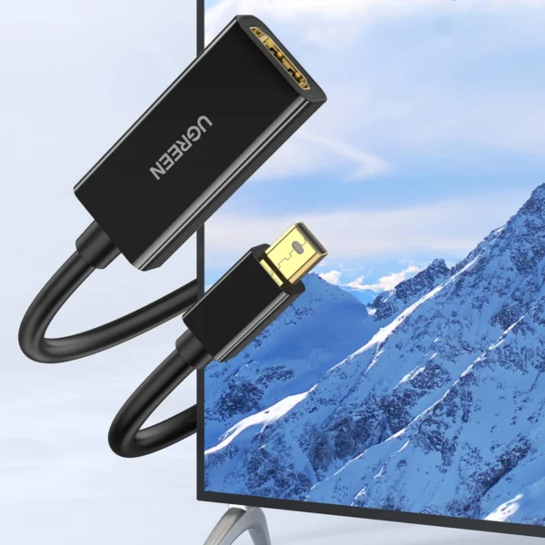 Ugreen MD112 40360 mini DisplayPort (male) / HDMI (female) 4K 2K 30Hz adapter - blackeng