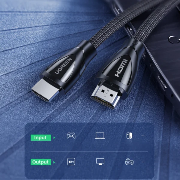 Ugreen HD140 80404 HDMI 2.1 / HDMI 2.1 cable 3m - blackeng