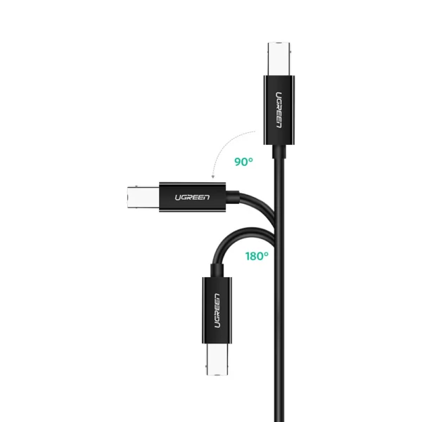 Ugreen US241 USB-C 2.0 - USB-B cable 1 m - blackeng