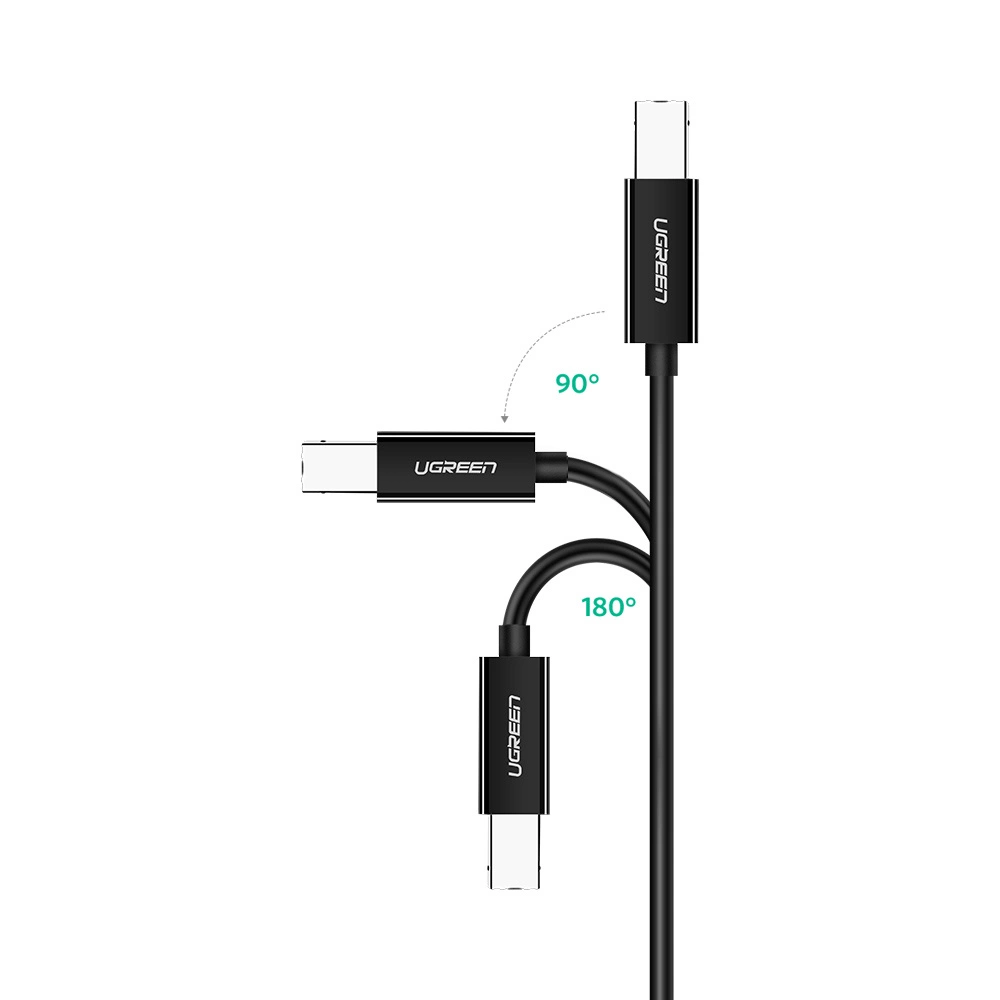 Ugreen US241 USB-C 2.0 - USB-B cable 1 m - blackeng