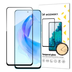 Durable Wozinsky Full Glue tempered glass for Honor 90 Lite/X50i, full screen with frame - blackeng