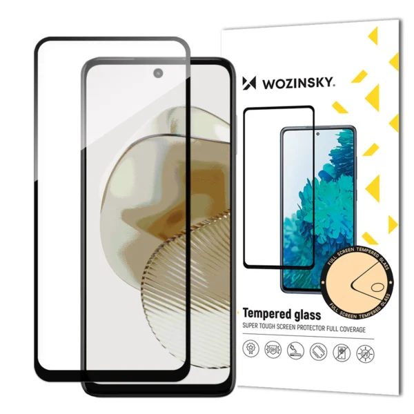 Wozinsky Full Glue Tempered Glass for Motorola Moto G73eng