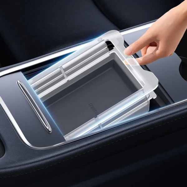 Baseus T-Space Series car organizer for Tesla Model 3 / Y - grayeng