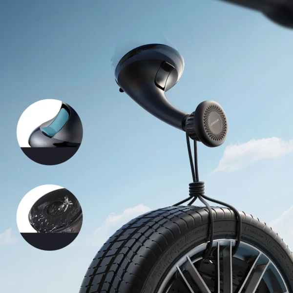Joyroom JR-ZS356 universal magnetic car holder for a phone on the cockpit/window - blackeng