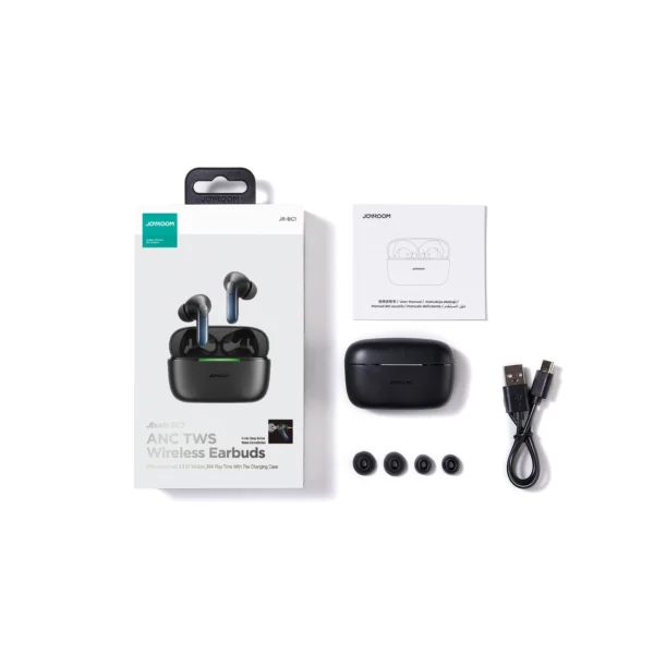 Joyroom Jbuds (JR-BC1) ANC wireless in-ear headphones - blackeng