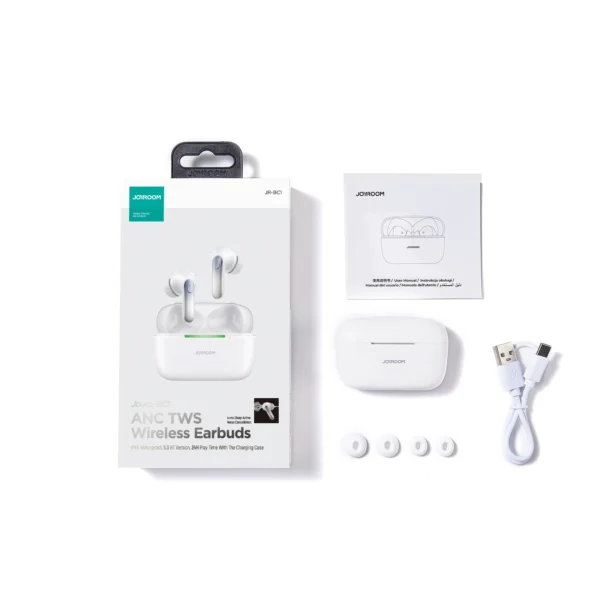 Joyroom Jbuds (JR-BC1) ANC wireless in-ear headphones - whiteeng