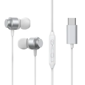 Joyroom JR-EC06 USB-C in-ear headphones - silvereng