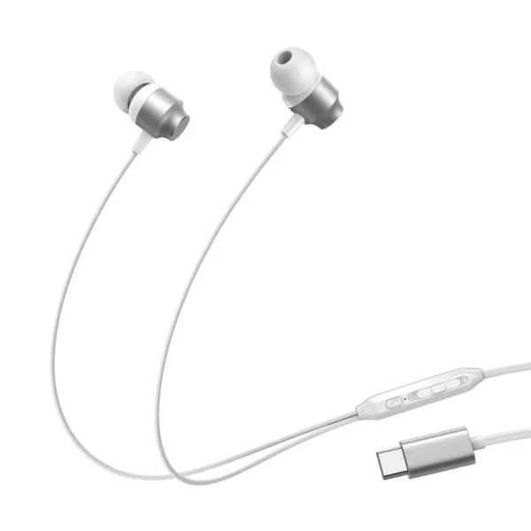 Joyroom JR-EC06 USB-C in-ear headphones - silvereng