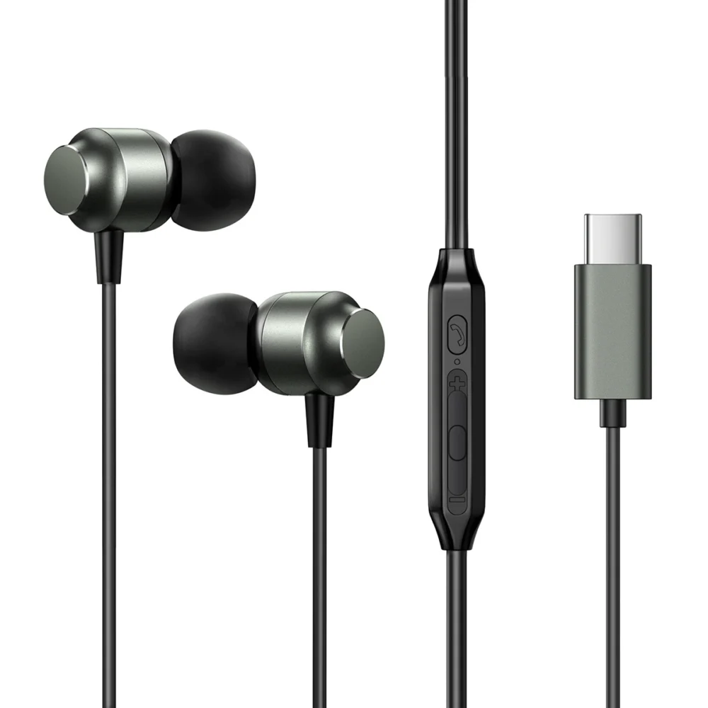 Joyroom JR-EC06 USB-C in-ear headphones - grayeng